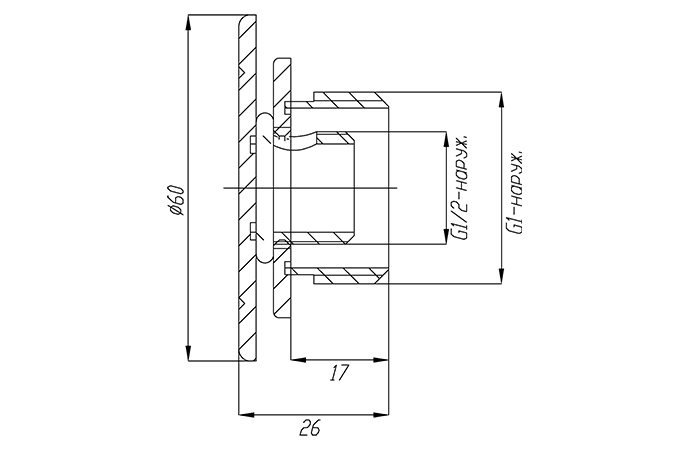 Регулятор доступа воздуха, AISI-316