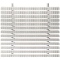 Переливная решетка 2-е. соед. AquaViva 295*25mm Classik