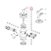 Штырь для ручки клапана Aquaviva MPV-01 & MPV01B Штырь для ручки клапана Aquaviva MPV-01 & MPV01B