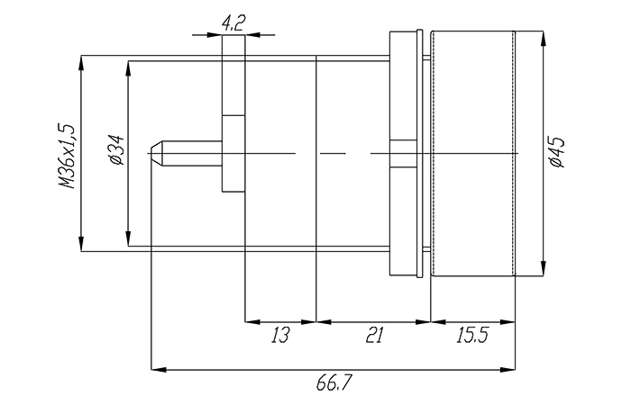 Пневмокнопка PoolStar