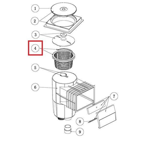 Корзинка скиммера Aquaviva серии EM0130/EM0140