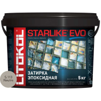 Затирочная смесь Litokol STARLIKE EVO Neutro S.113, 5 кг Затирочная смесь Litokol STARLIKE EVO Neutro S.113, 5 кг