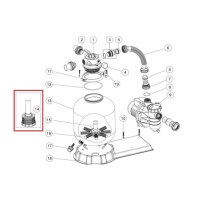 Дюзовая коробка 89011602 в комплекте с трубой для Aquaviva P350 Дюзовая коробка 89011602 в комплекте с трубой для Aquaviva P350