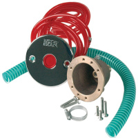 Пневмокнопка Fitstar 7010120 с закладной, бетон Пневмокнопка Fitstar 7010120 с закладной, бетон