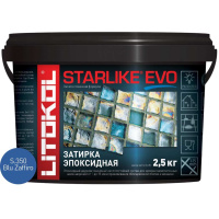 Затирочная смесь Litokol STARLIKE EVO Blue Zaffiro S.350, 2.5 кг Затирочная смесь Litokol STARLIKE EVO Blue Zaffiro S.350, 2.5 кг