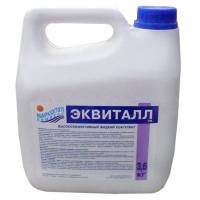 Эквиталл жидкий коагулянт (осветлитель) ударного действия  3 л. (3.6 кг.)