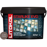 Затирочная смесь Litokol STARLIKE EVO Cacao S.230, 2.5 кг Затирочная смесь Litokol STARLIKE EVO Cacao S.230, 2.5 кг