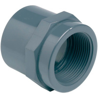 Муфта переходная ПВХ Aquaviva с внутренней резьбой d40х1-1/4" Муфта переходная ПВХ Aquaviva с внутренней резьбой d40х1-1/4"