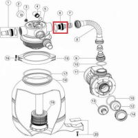 Адаптер AquaViva для FSP с уплотнительным кольцом (89030204) Адаптер AquaViva для FSP с уплотнительным кольцом (89030204)