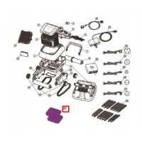 Дополнительный фильтр мелких частиц для пылесоса Aquaviva Black Pearl 7310 (71170), 1 шт. Дополнительный фильтр мелких частиц для пылесоса Aquaviva Black Pearl 7310 (71170), 1 шт.